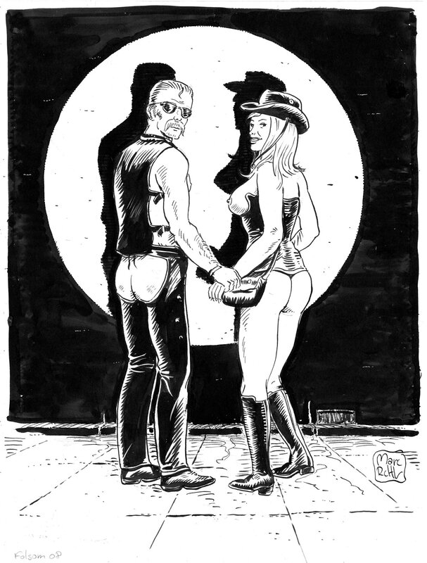 En vente - Marc Rouchairoles, Folsom 08 (The last) - Œuvre originale
