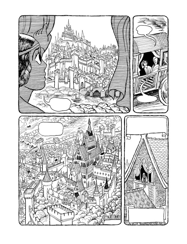 Belle de soie par Pavel Bart - Planche originale