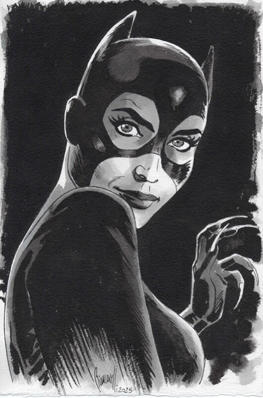 Catwoman par Franck Biancarelli - Illustration originale