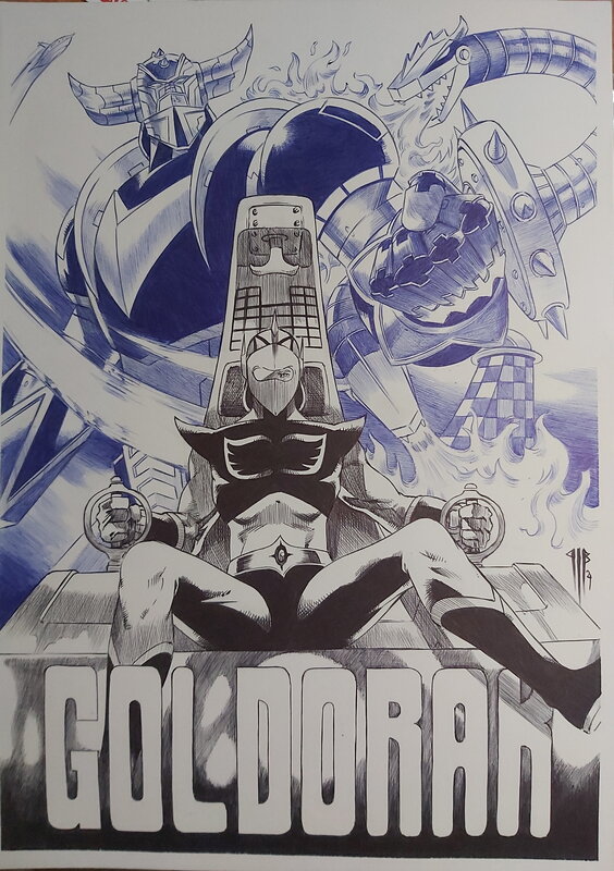 Goldorak par Philippe Bringel - Illustration originale