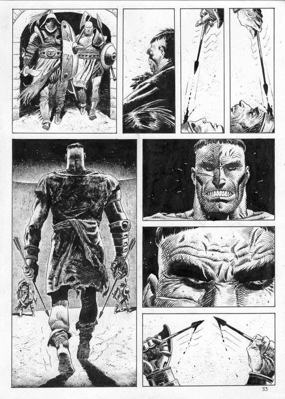 Enrique Breccia, Alcante, Laurent-Frédéric Bollée, Sébastien Gérard, Golgotha -Tome 2 : Cyriacus - page 33 - Enrique Breccia - Comic Strip