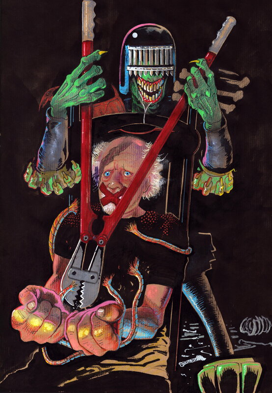 Judge Death ENDGAME par Stewart Kenneth Moore - Planche originale