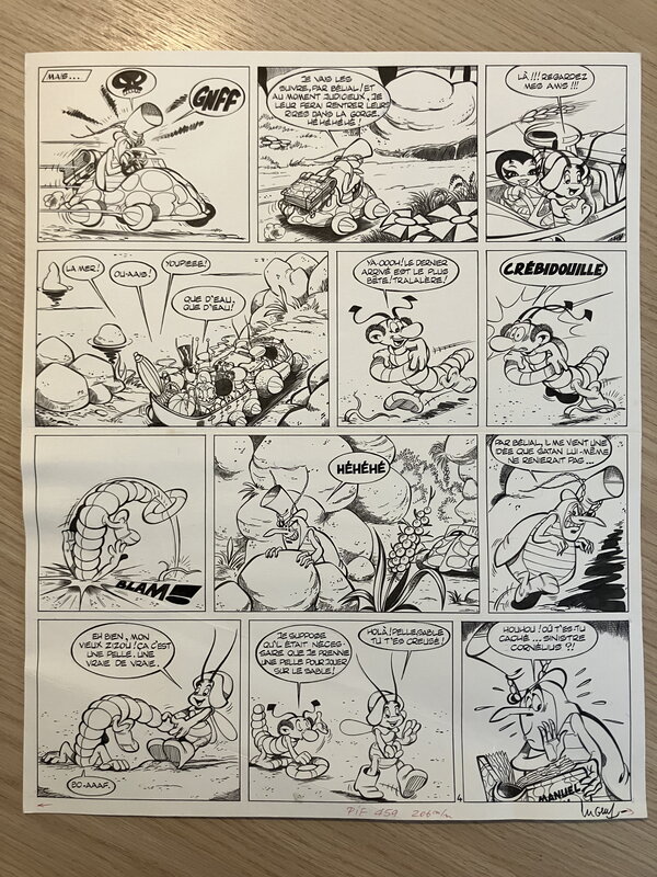 For sale - Planche Originale Luguy - Comic Strip