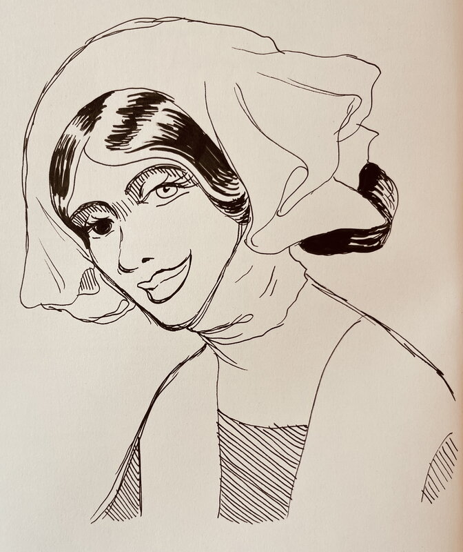 Jeannette by Pavel Bart - Original Illustration