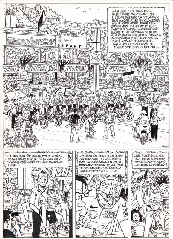 André Taymans, Bruno Wesel, Patrick Delperdange, Mac Namara - Tome 2 : L'échappée fantôme - page 10 - André Taymans - Planche originale