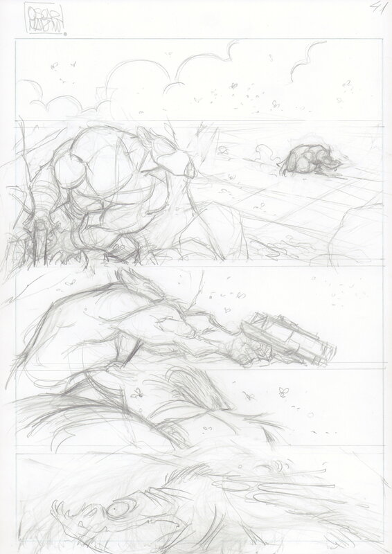 En vente - Solo Pl.41 par Oscar Martin - Illustration originale