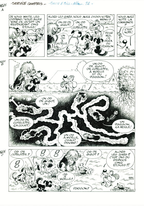 En vente - Boule & Bill par Laurent Verron - Planche originale