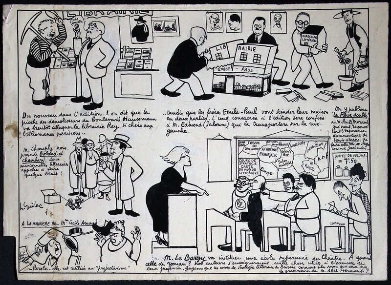 Guilac - Les Nouvelles littéraires - N°106 - Planche originale