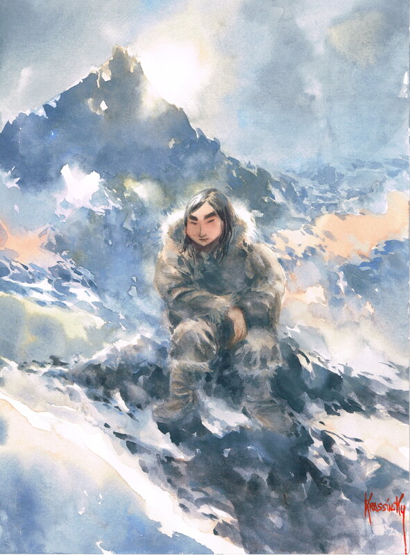 De pierre et d'os. by Jean-Paul Krassinsky - Original Illustration
