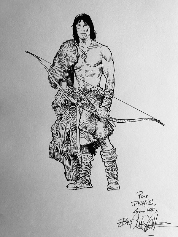 Christophe Bec, Grzegorz Rosinski, Bec, Thorgal, illustration, 2026. - Original Illustration