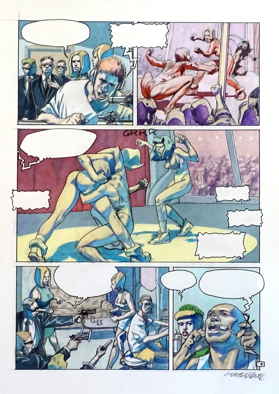 En vente - Petites Morts pl.6 par Liberatore - Planche originale