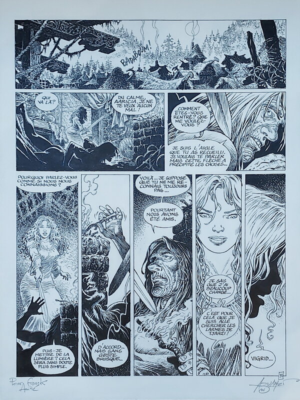 Aaricia et Vigrid by Mohamed Aouamri - Comic Strip