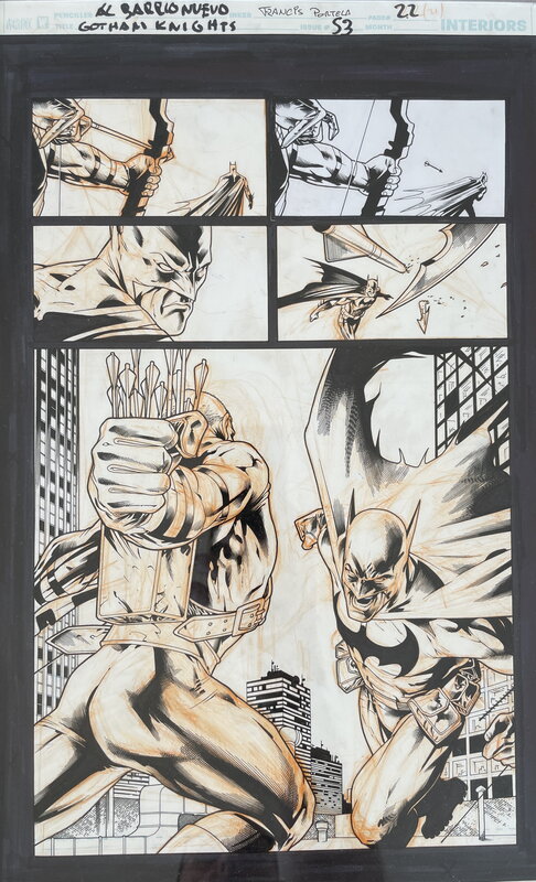 barrionuevo, Batman gotham knights - Planche originale