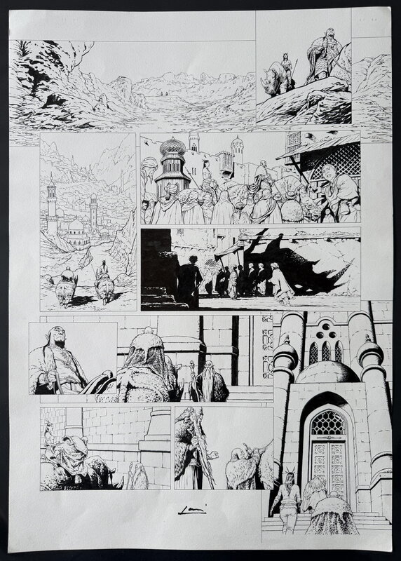 Laci, Bakael - Les Maîtres Inquisiteurs t9 - Planche originale