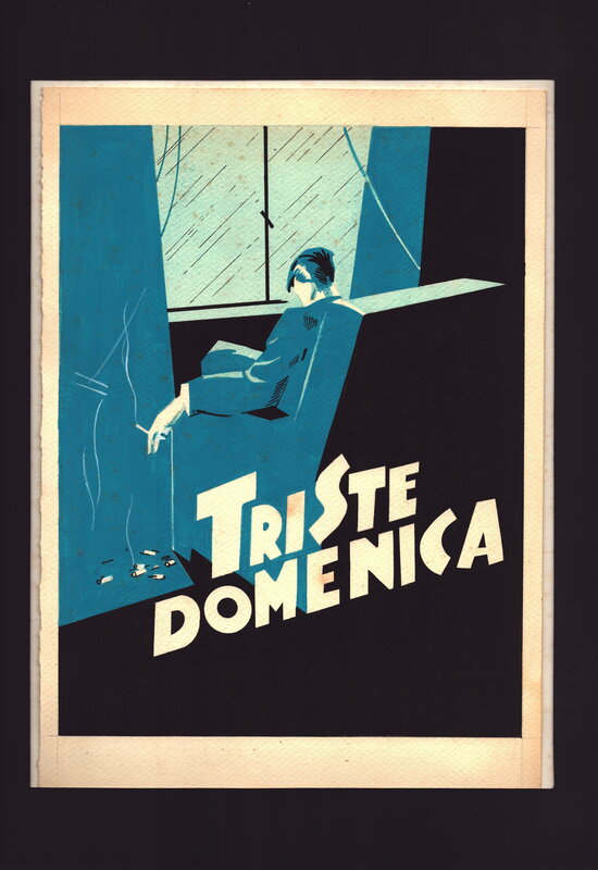 En vente - Triste domenica par Libico Maraja - Illustration originale
