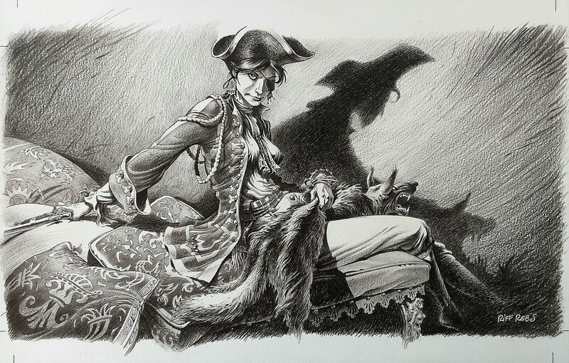 La flibustière par Riff Reb's - Illustration originale