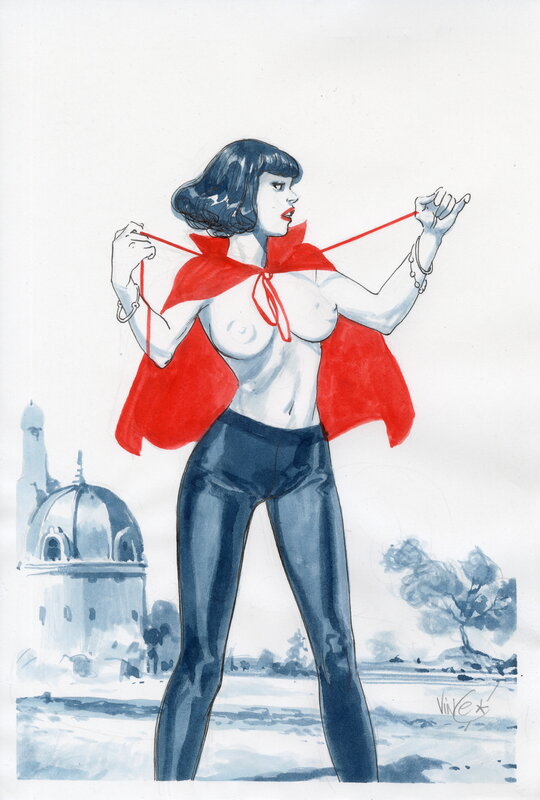 For sale - Vince, Nymphes – Dessin original 109 - Original Illustration