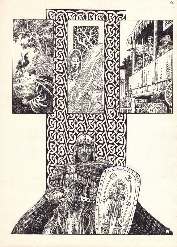 For sale - Enrique Alcatena, Robin Wood, Merlin [chaptre 5 - Modred] - Comic Strip