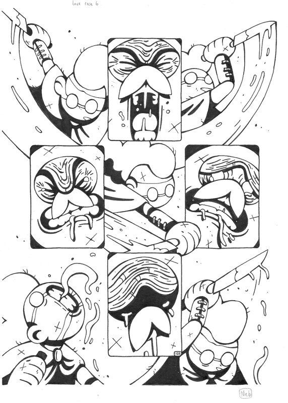 En vente - Neb - Gorm p. 109 - Planche originale