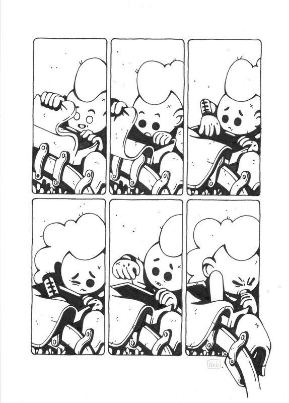 En vente - Neb - Gorm p. 36 - Planche originale