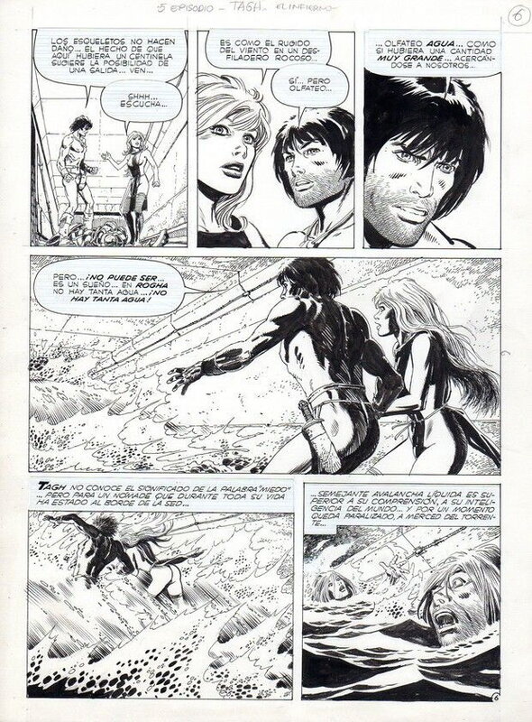 Juan Zanotto, Alfredo Grassi, Tagh Episode 5 - El infierno p6 - Planche originale