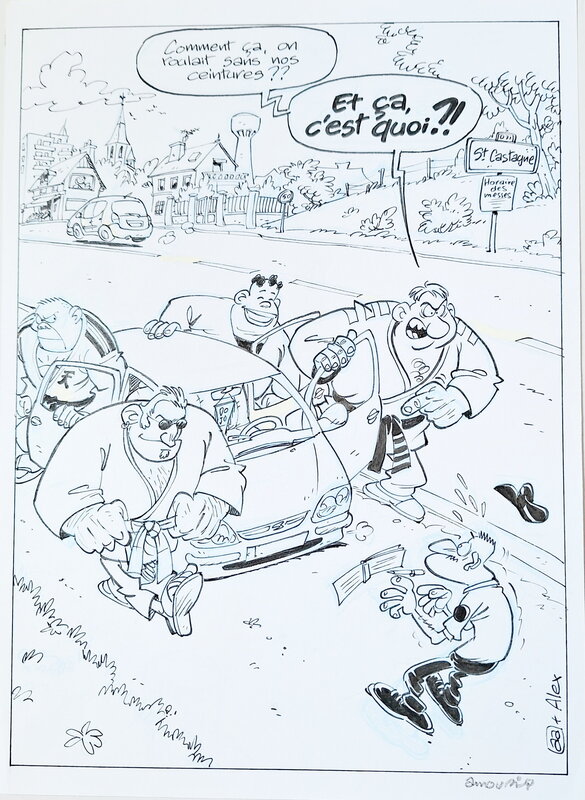 alexandre amouriq, Dojo planche 36 tome 2 - Comic Strip