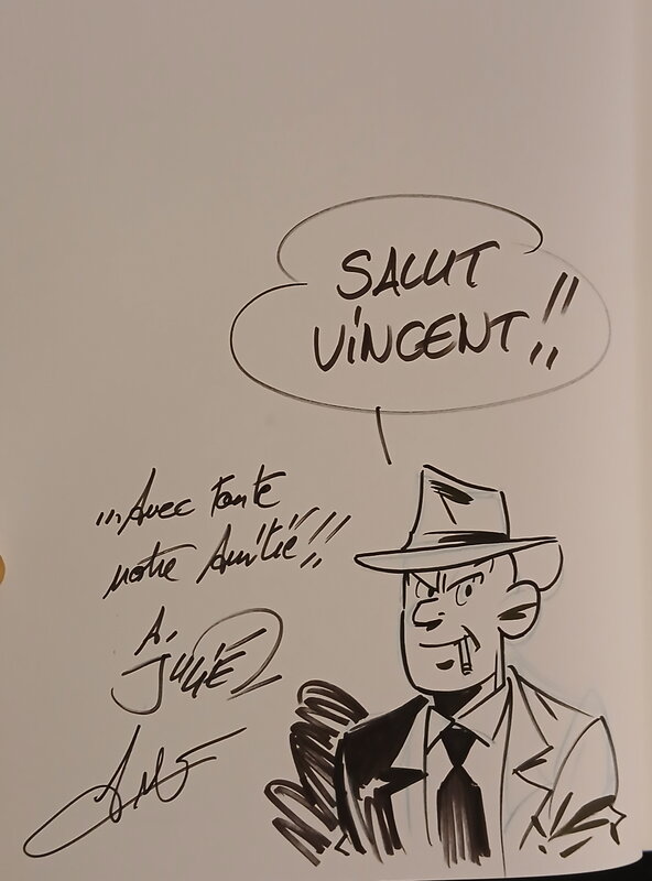 Jeff Mistral par Alain Julié, Olivier Andrieu - Dédicace