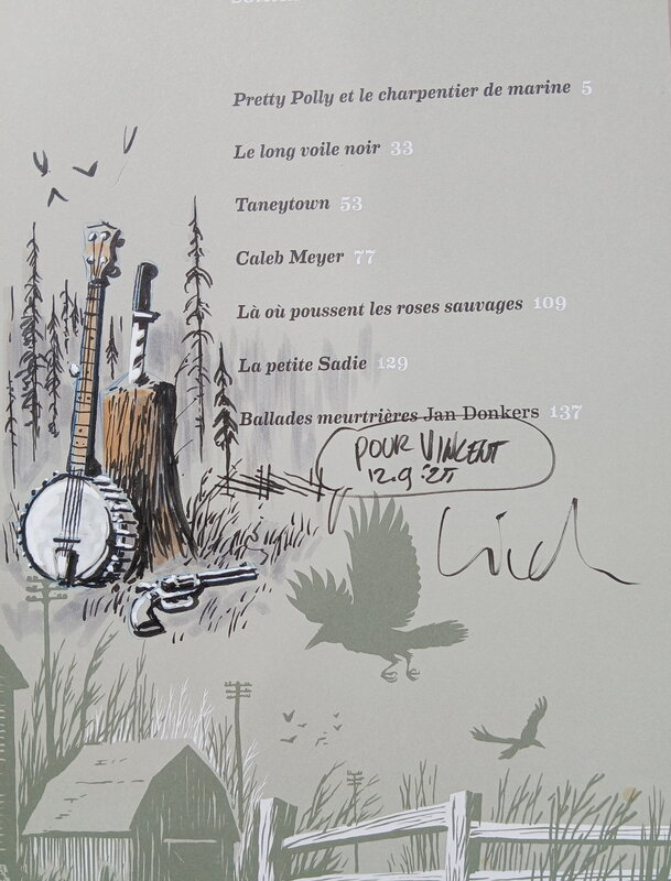 Dans les pins par Erik Kriek - Dédicace