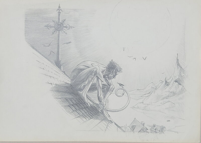 Nightcrawler by David COCHARD - Original Illustration