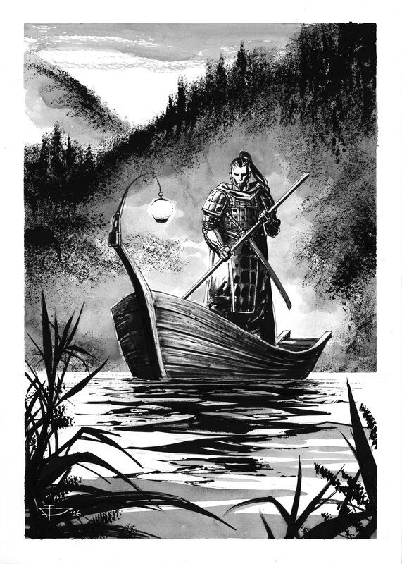 For sale - Dragan Paunovic, Japon Médiéval - Illustration 07 - Original Illustration