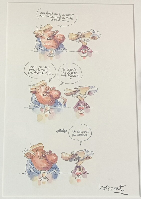 Manu Larcenet, Yan Lindingre, Chez Françisque, la réserve du patron - Comic Strip