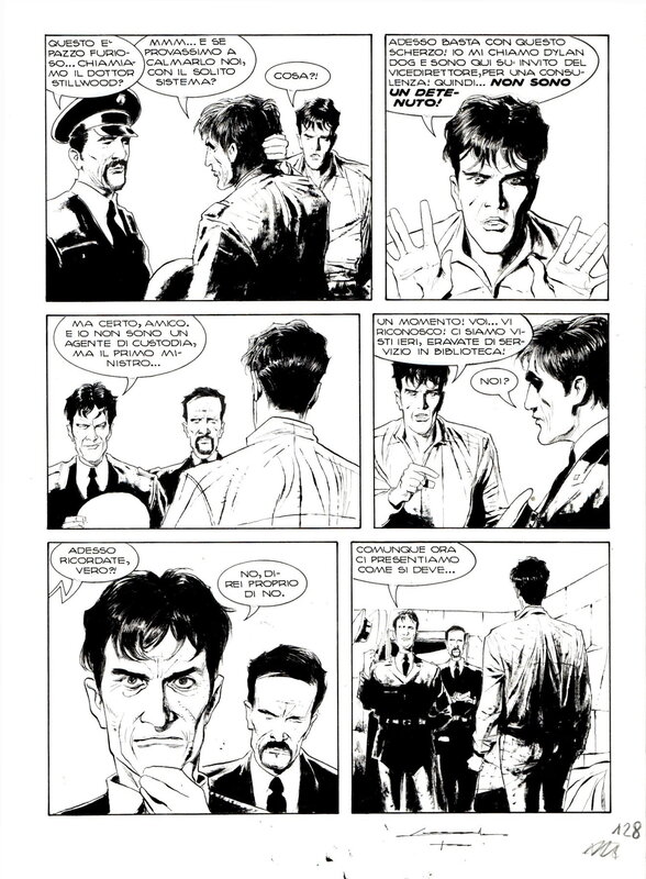 Corrado Roi, Dylan Dog gigante #10 - Planche originale