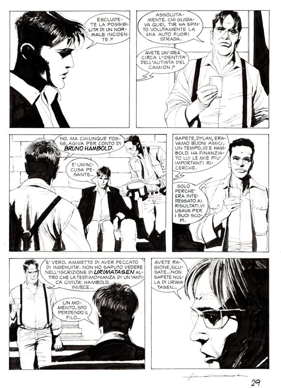 Corrado Roi, Dylan Dog speciale #25, page - Comic Strip