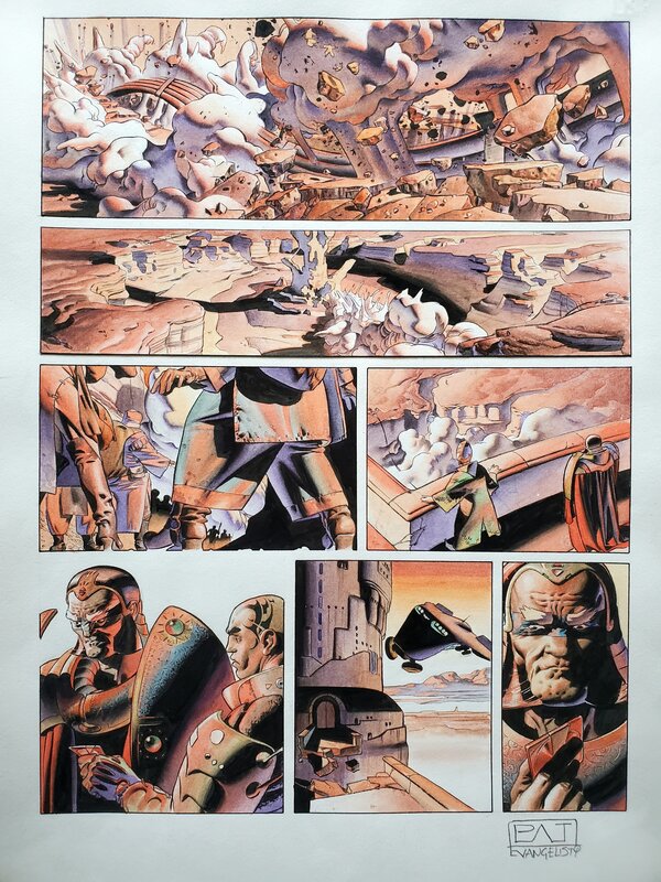 Patrizio Evangelisti, FOURMI BLANCHE    couleur directe - Comic Strip