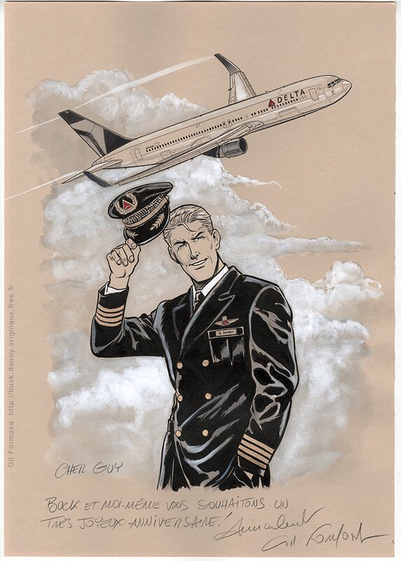 Gil Formosa, Buck DANNY Pilote de ligne ! - Dédicace