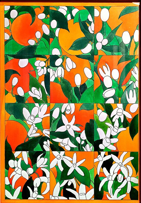 Les Orangers par Maria Medem - Planche originale