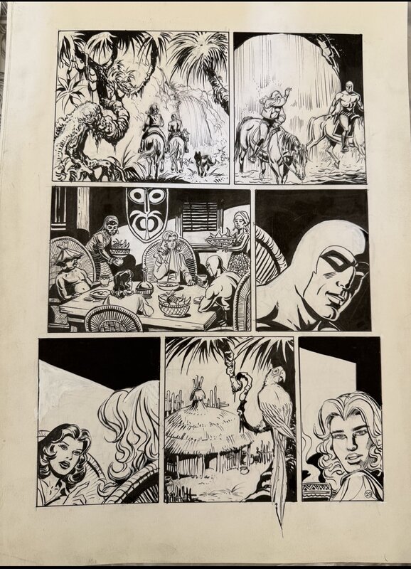 César Spadari, The Phantom “The Couple” - Comic Strip