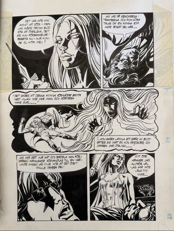 César Spadari, The Phantom “The Lady” - Comic Strip
