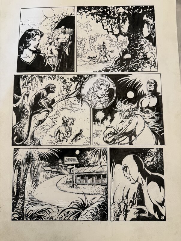 César Spadari, The Phantom “Night Rider” - Planche originale