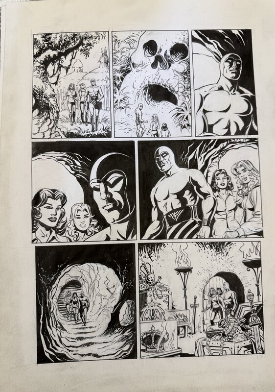César Spadari, The Phantom “The Treasure Room” - Planche originale