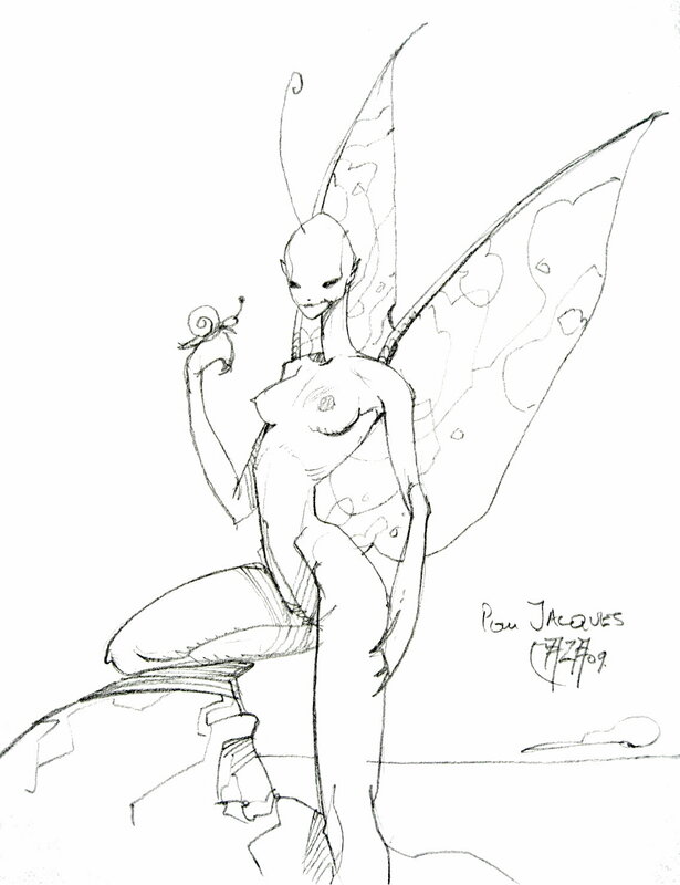 L'âge d'ombre by Caza - Sketch