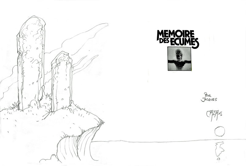 Mémoires des écumes by Caza - Sketch