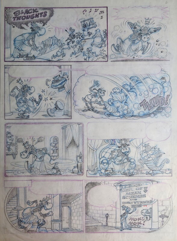 ? ?, Clara and Goofy Page - Planche originale