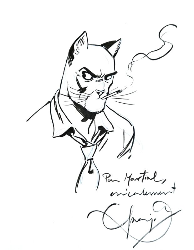 Juanjo Guarnido, Blacksad - L'Enfer Le Silence - Sketch
