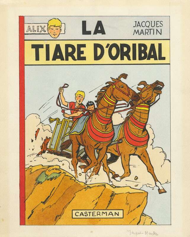 En vente - Jacques Martin, Alix - La tiare d'oribal, Tome 4 - Couverture originale