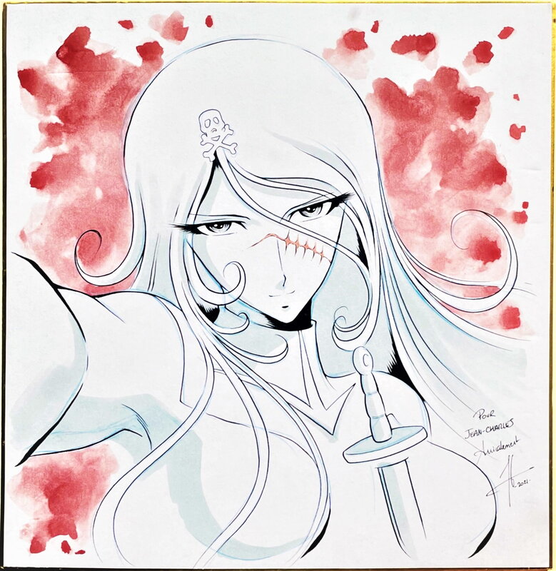 Queen Emeraldas par Jérôme Alquié - Illustration originale