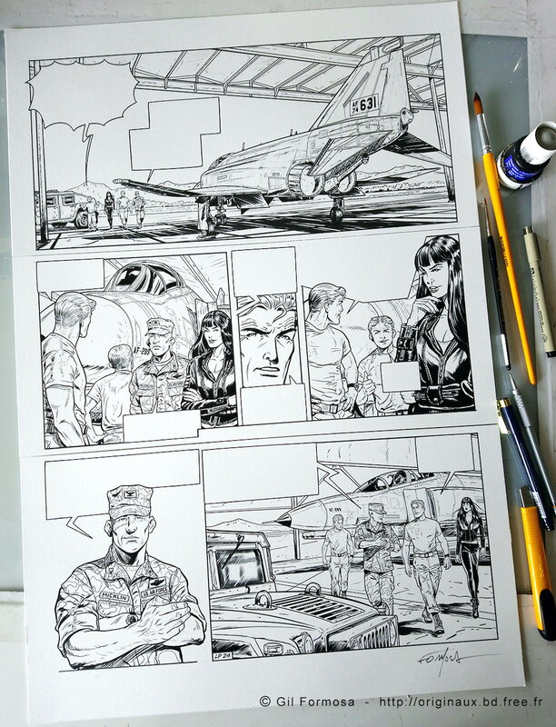 Buck DANNY T58 P24 par Gil Formosa - Planche originale