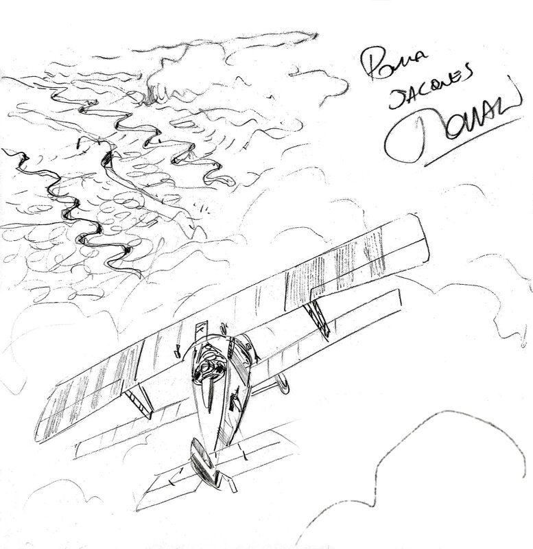 Romain Hugault, Le pilote à l'edelweiss - T1 - Sketch