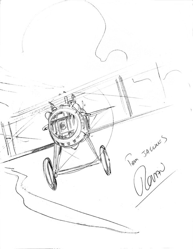 Romain Hugault, Le pilote à l'edelweiss - T2 - Sketch