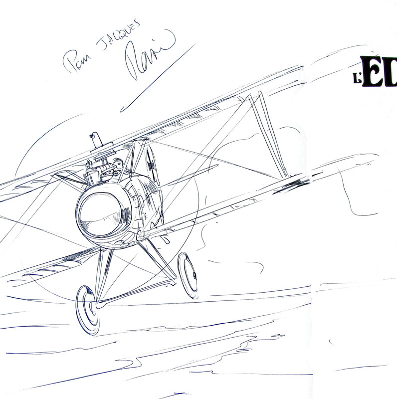 Romain Hugault, Le pilote à l'edelweiss - T2 - Dédicace